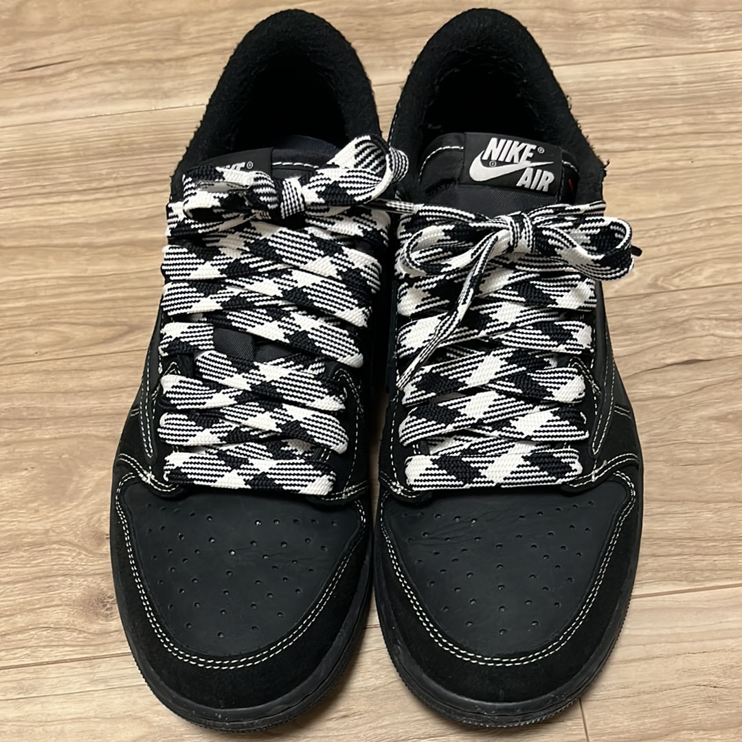 Travis Scott × Nike Air Jordan 1 Low OG SP "Black Phantom"