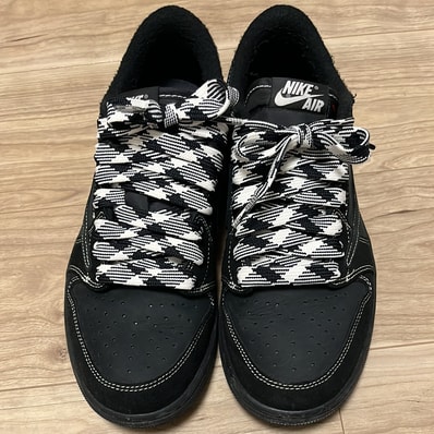 Travis Scott × Nike Air Jordan 1 Low OG SP "Black Phantom"