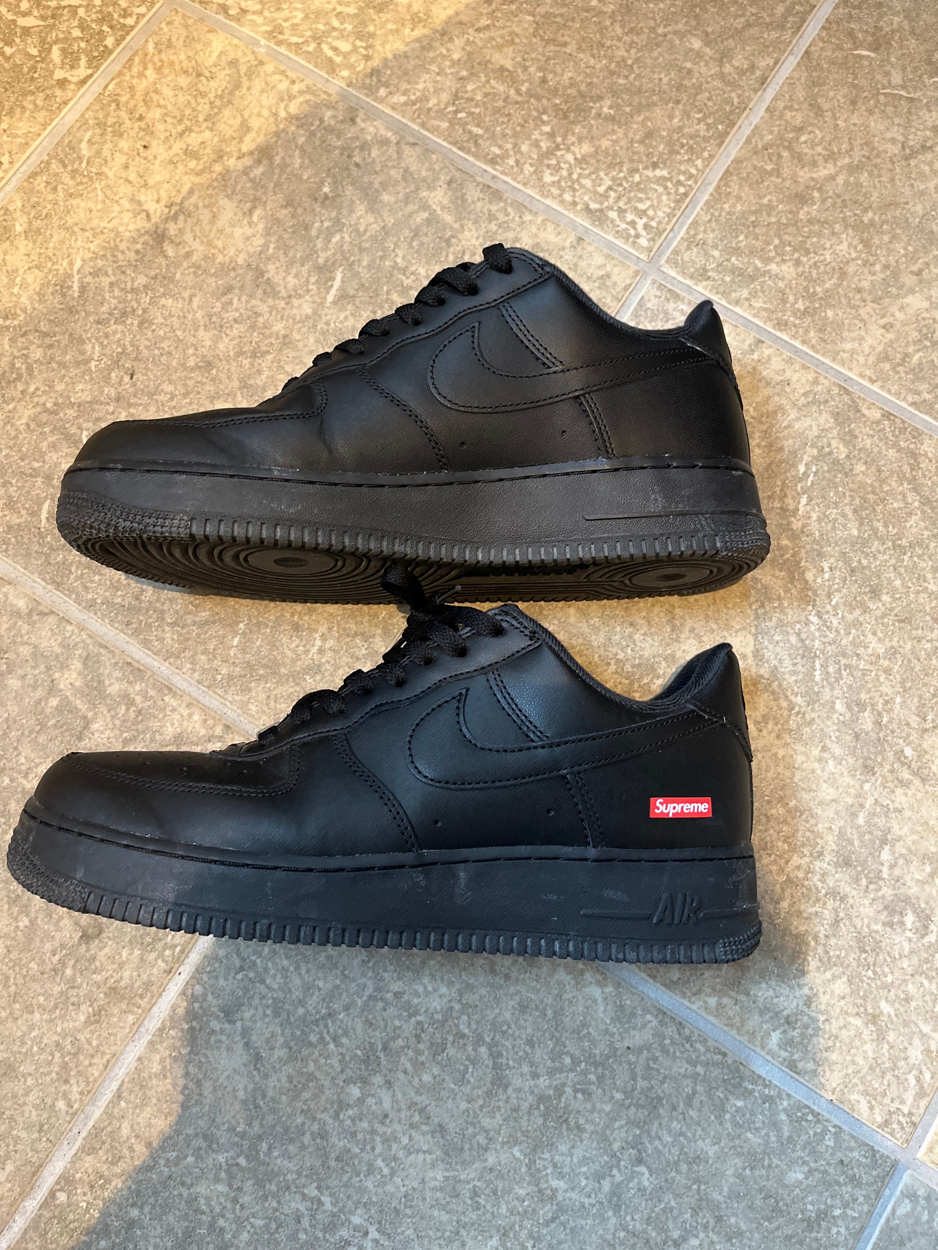 Supreme × Nike Air Force 1 Low "Black"