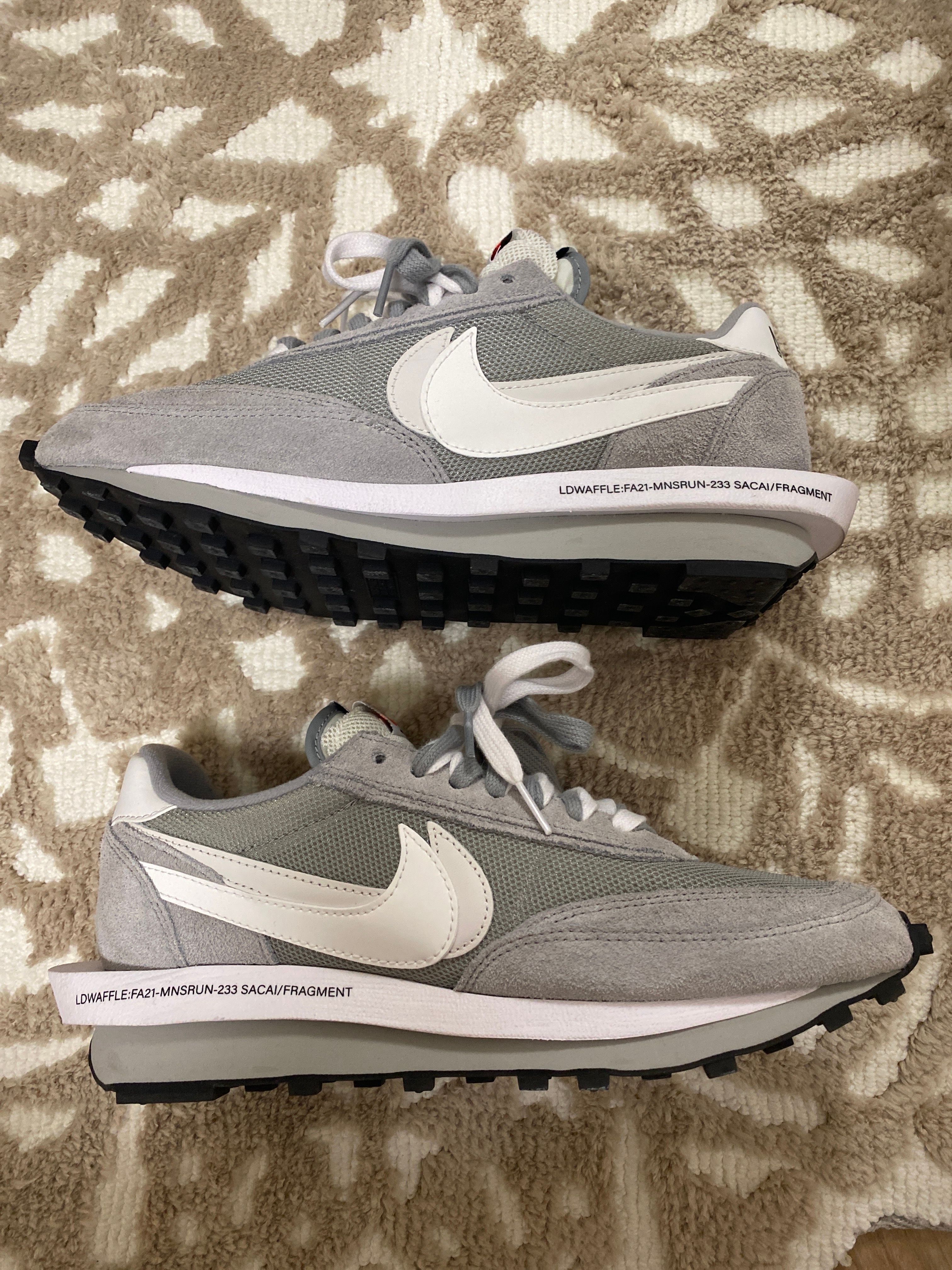 Fragment × sacai × Nike LD Waffle "Light Smoke Grey"
