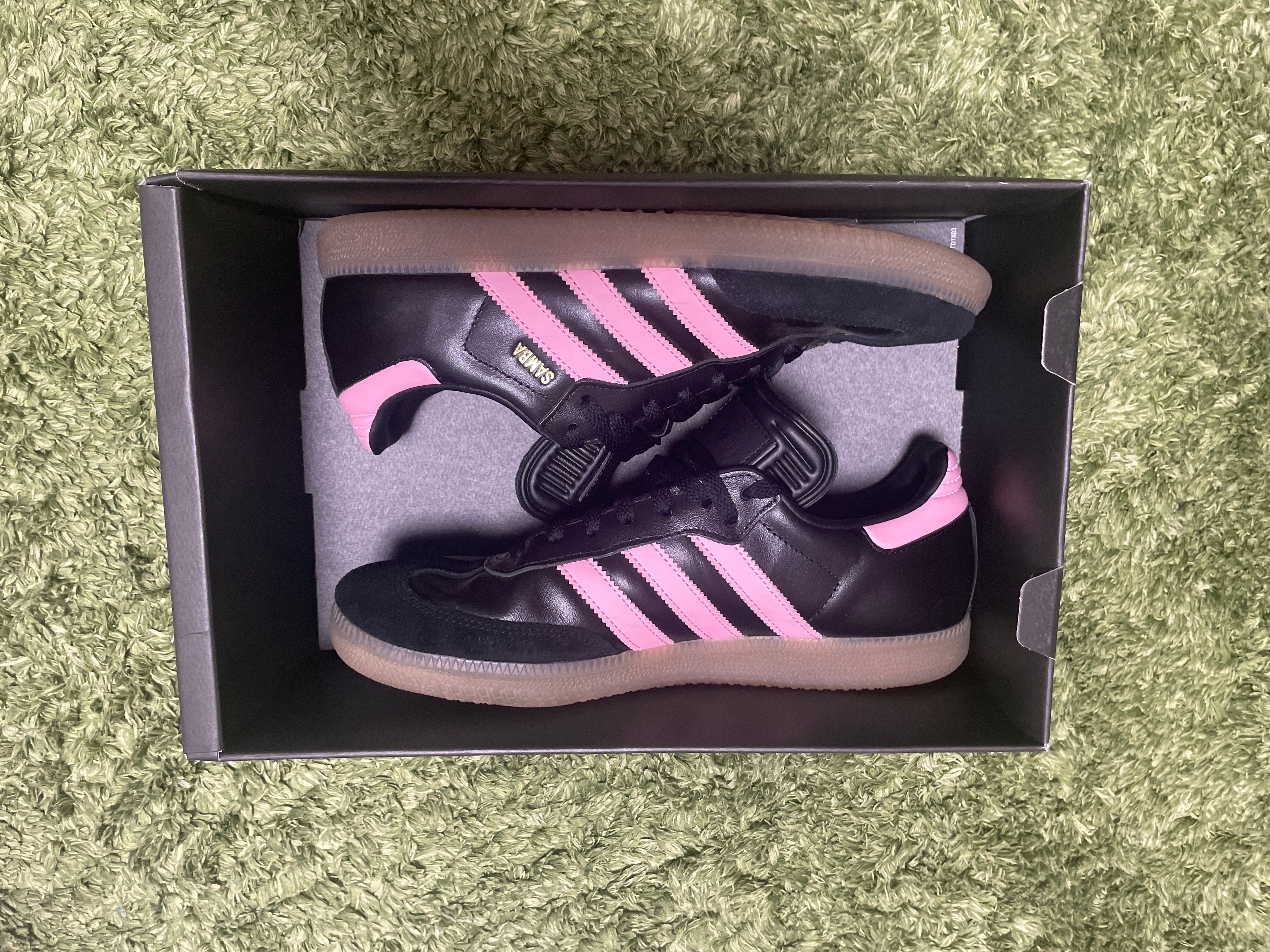 Inter Miami CF × adidas Samba "Core Black/Light Pink/Gum"