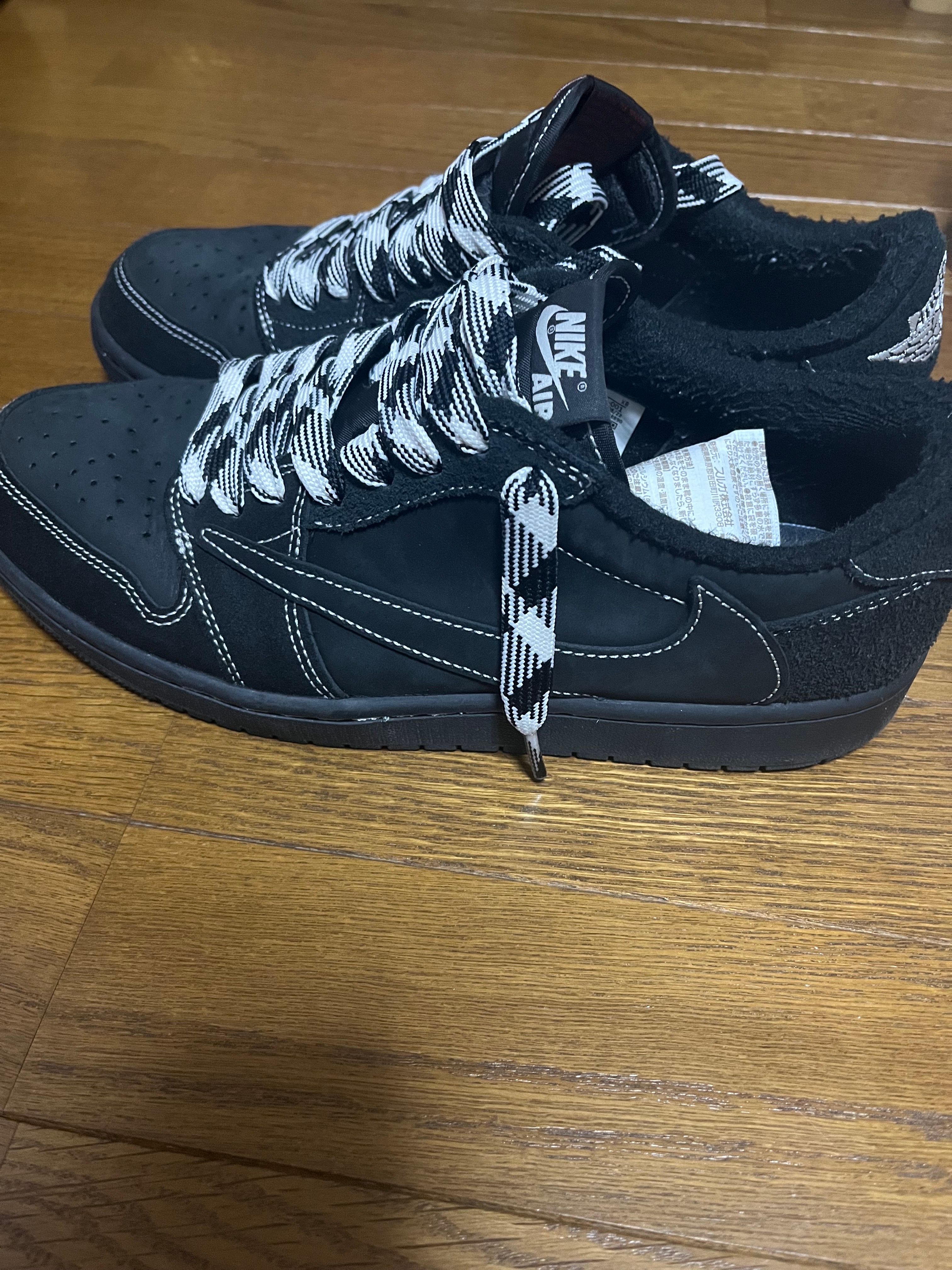 Travis Scott × Nike Air Jordan 1 Low OG SP "Black Phantom"