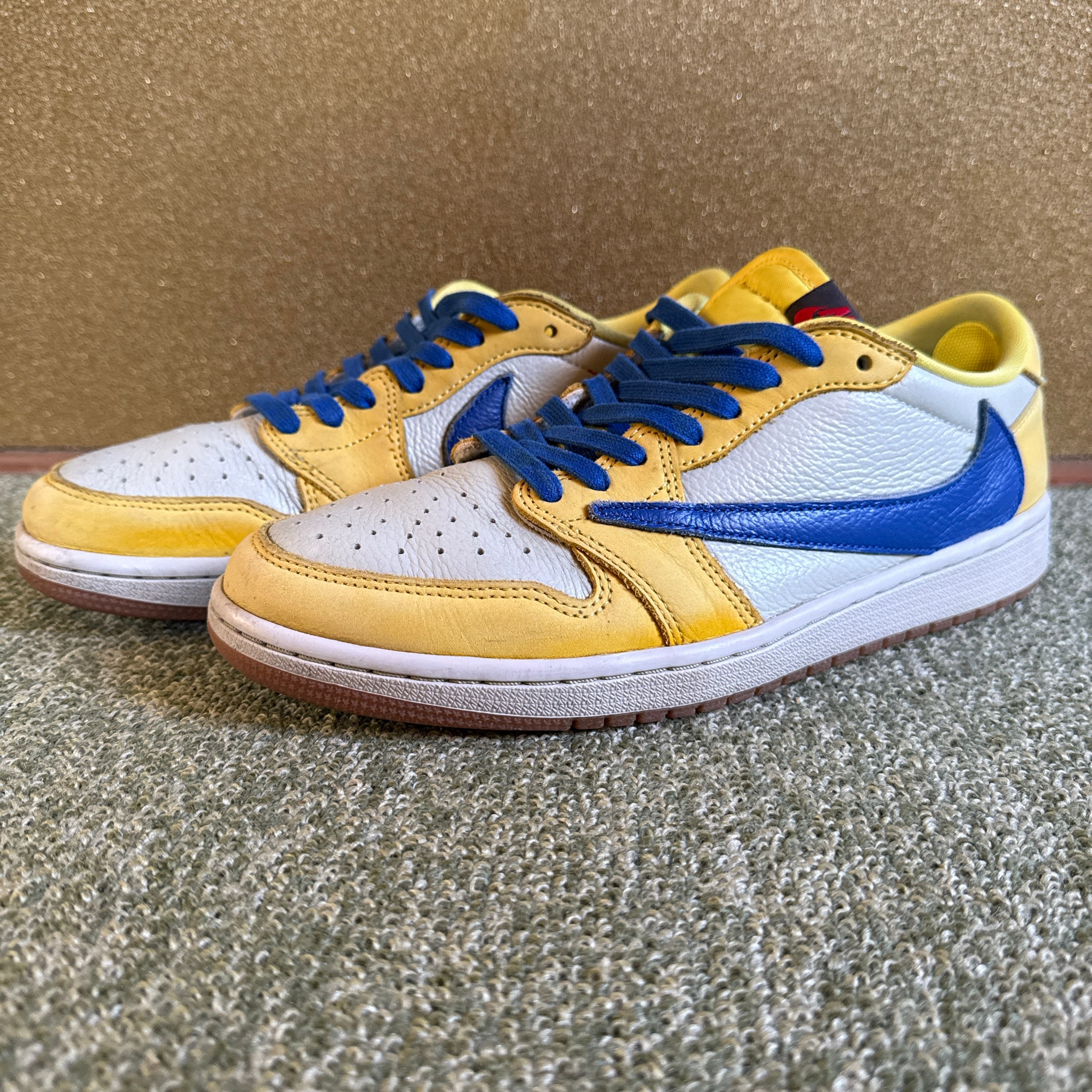 Travis Scott × Nike Women's Air Jordan 1 Retro Low OG "Canary"