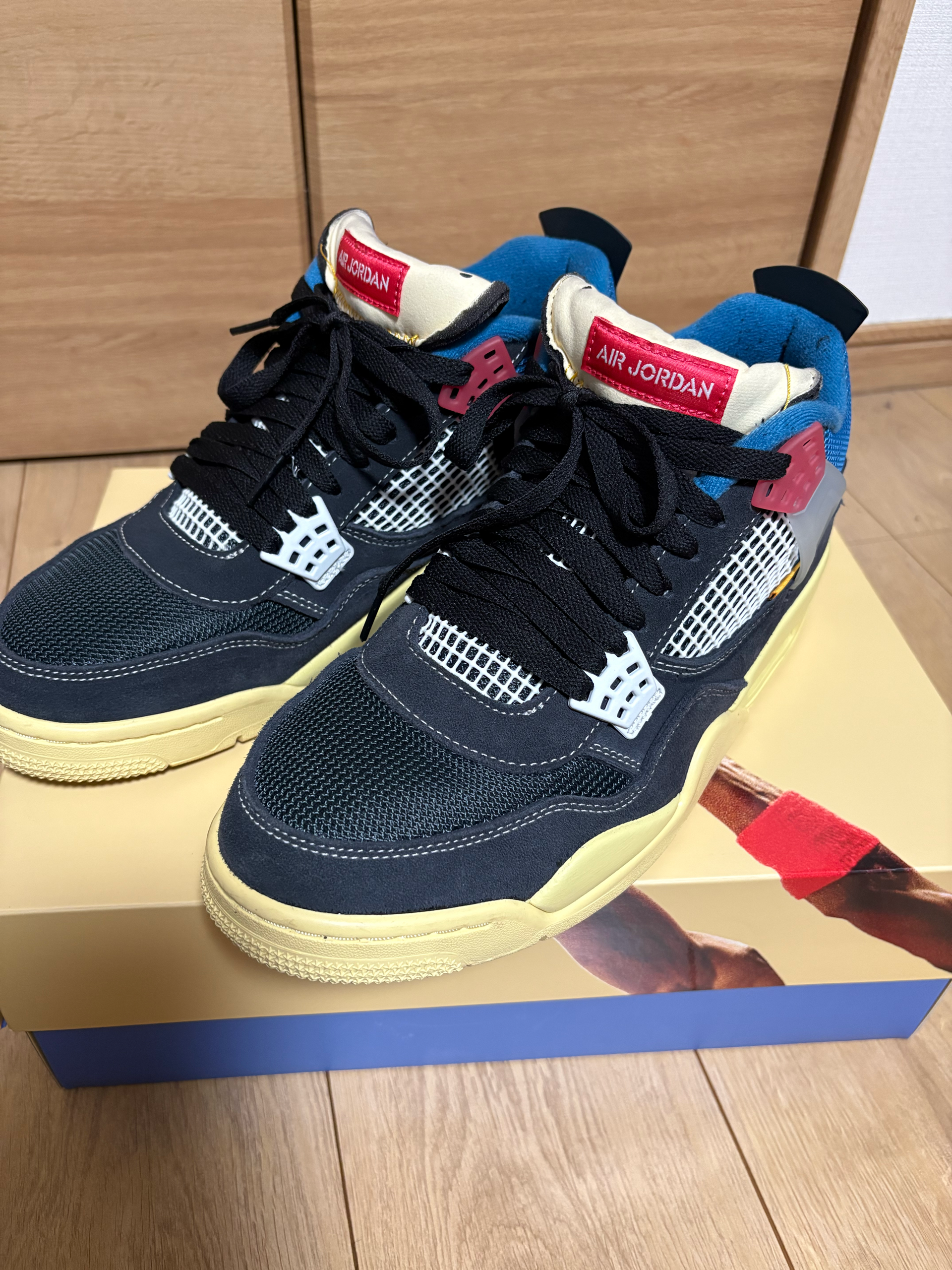 UNION × Nike Air Jordan 4 "Off Noir"