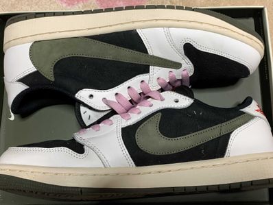 Travis Scott × Nike Women's Air Jordan 1 Low OG "Medium Olive"