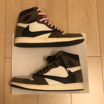 Travis Scott × Nike Air Jordan 1 Retro High OG TS SP "Sail/Dark Mocha"