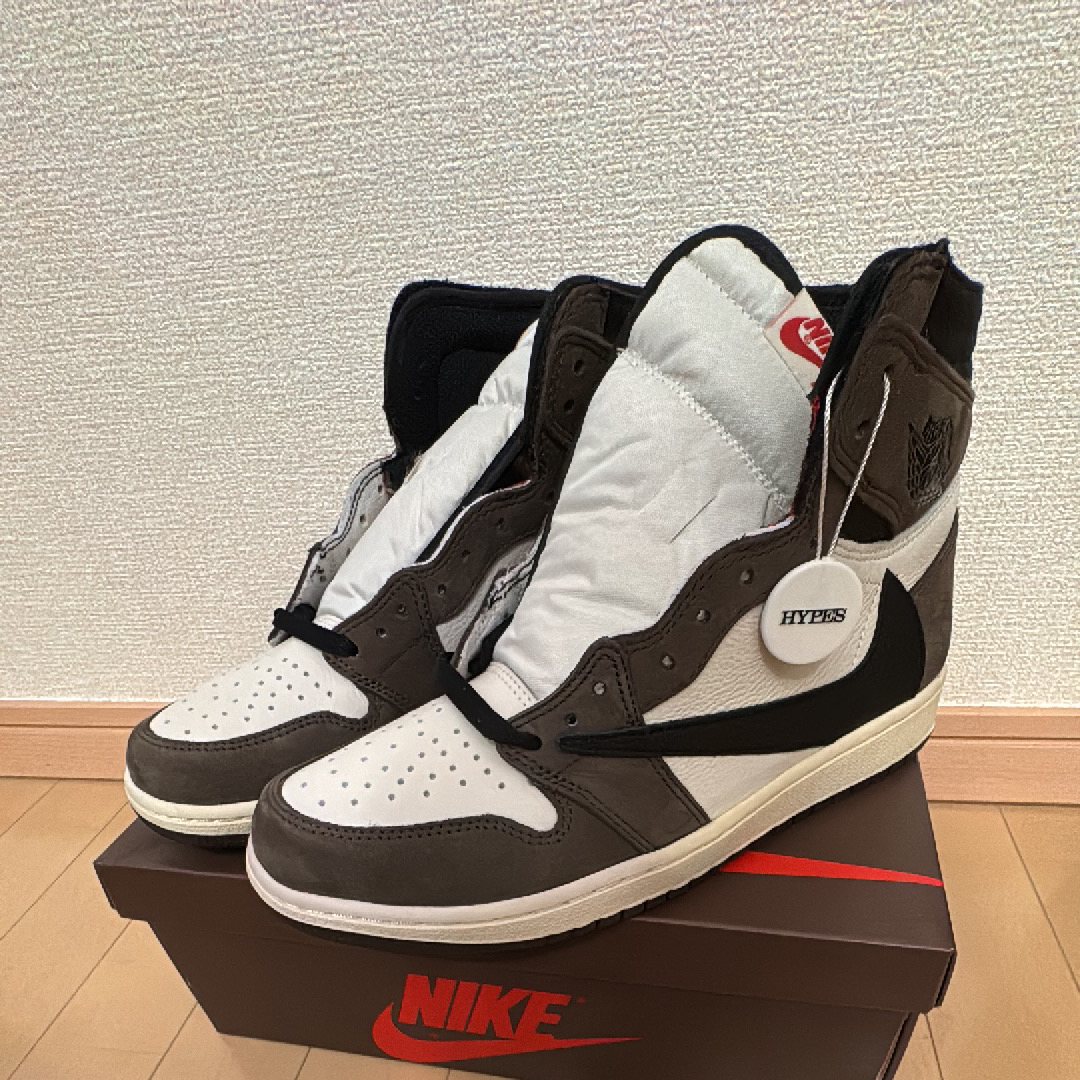 Travis Scott × Nike Air Jordan 1 Retro High OG TS SP "Sail/Dark Mocha"