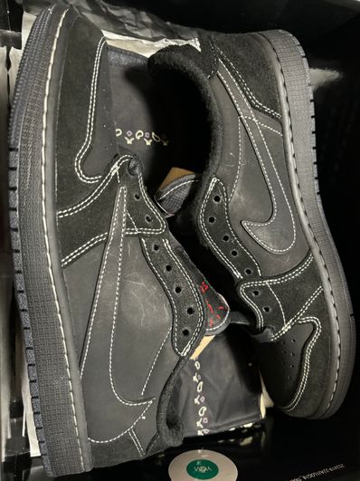 Travis Scott × Nike Air Jordan 1 Low OG SP "Black Phantom"