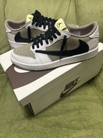 Travis Scott × Nike Air Jordan 1 Low Golf NRG "Neutral Olive"