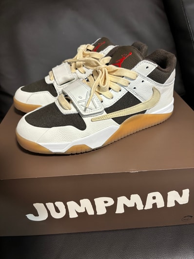 Travis Scott × Nike Jordan Jumpman Jack TR "Sail and Dark Mocha"
