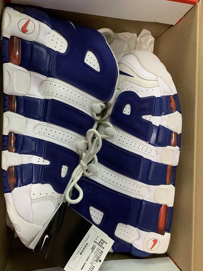 NIKE AIR MORE UPTEMPO 96 "WHITE/DEEP ROYAL BLUE"