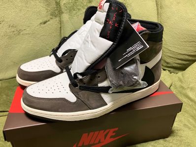 Travis Scott × Nike Air Jordan 1 Retro High OG TS SP "Sail/Dark Mocha"