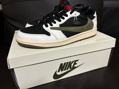 Travis Scott × Nike Women's Air Jordan 1 Low OG "Medium Olive"