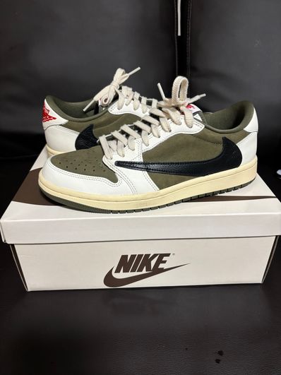 Travis Scott × Nike Air Jordan 1 Low OG SP "Reverse Olive"