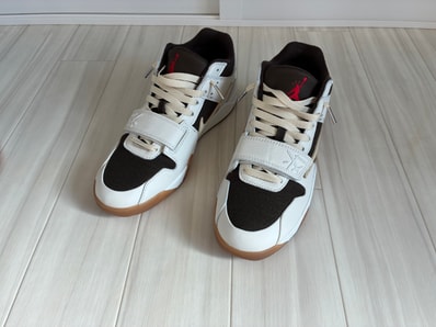 Travis Scott × Nike Jordan Jumpman Jack TR "Sail and Dark Mocha"