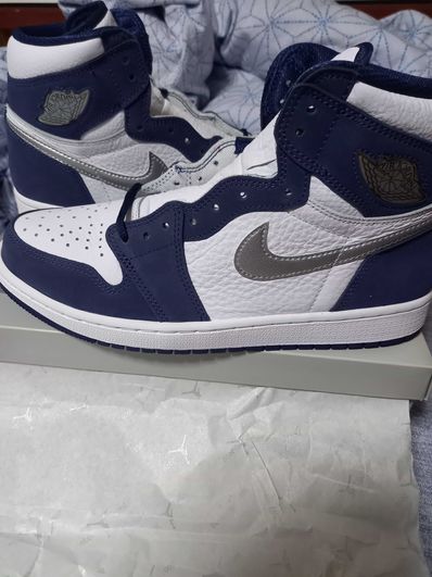 Nike Air Jordan 1 High OG CO.JP "White/Midnight Navy" (2020)(ブリーフケースなし)