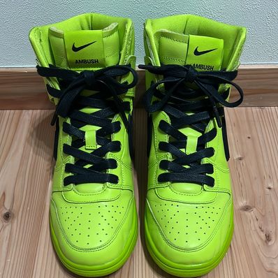 AMBUSH × NIKE DUNK HIGH "FLASH LIME"