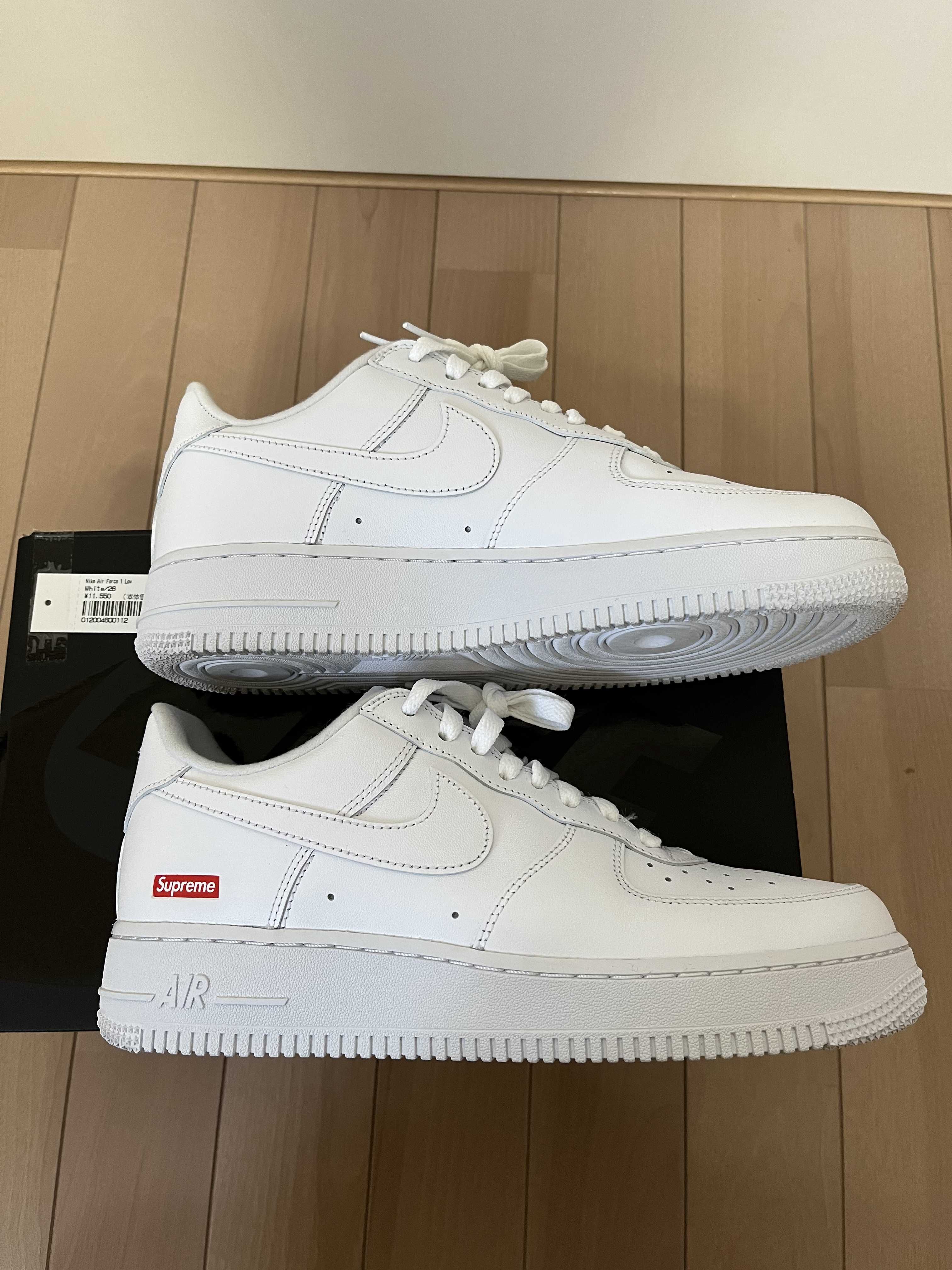 Supreme × Nike Air Force 1 Low "White"