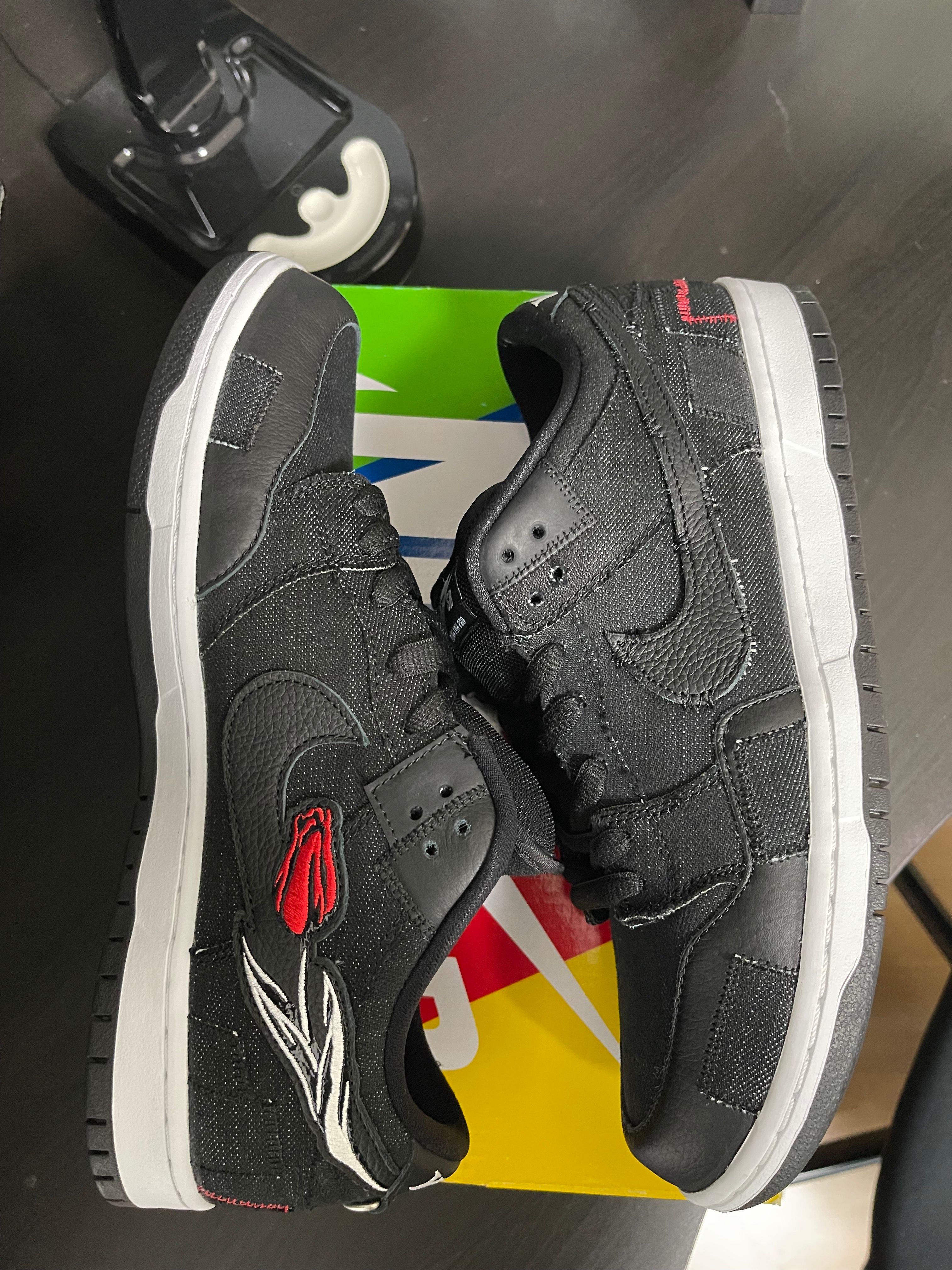 Wasted Youth × Nike SB Dunk Low "Black Denim" / VERDY