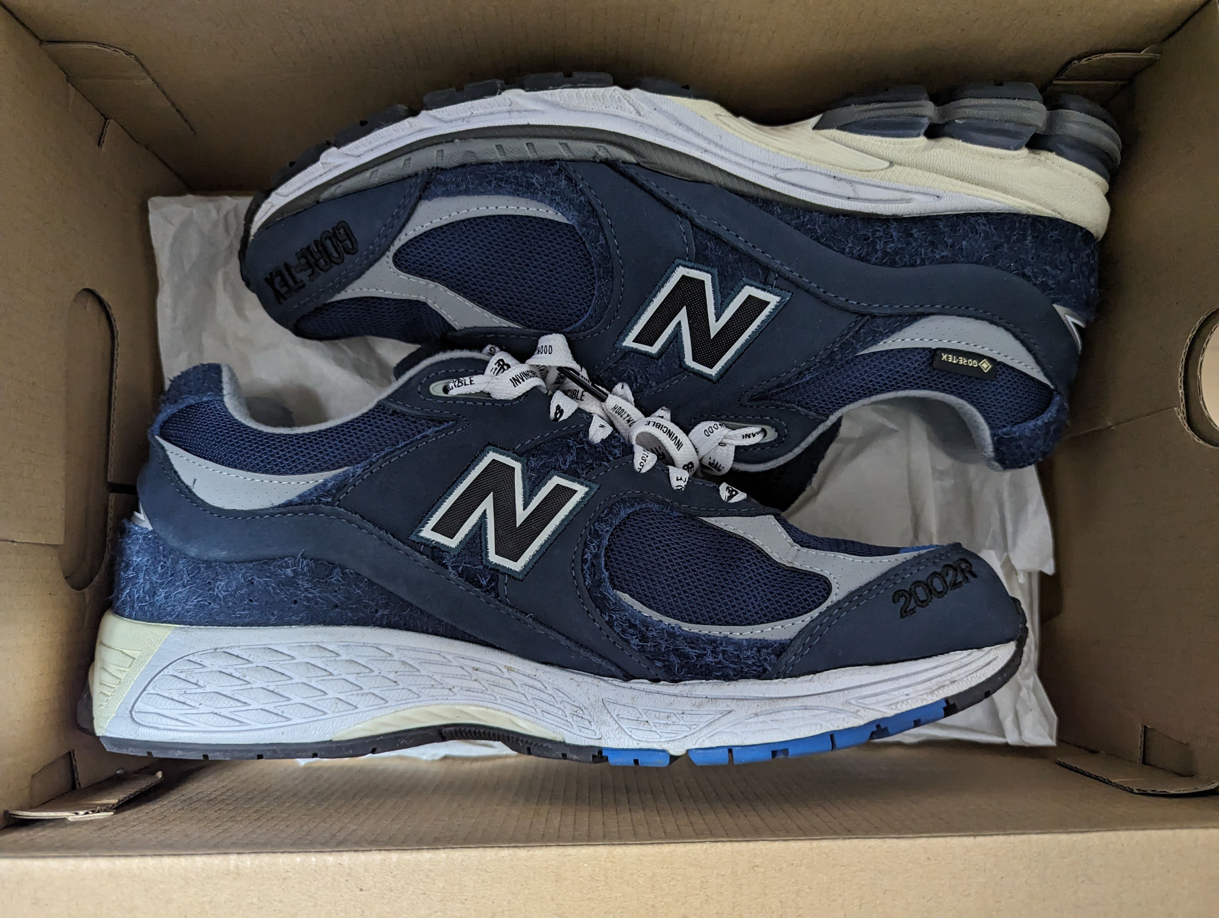 N.HOLLYWOOD × INVINCIBLE × New Balance 2002R GORE-TEX "Navy"