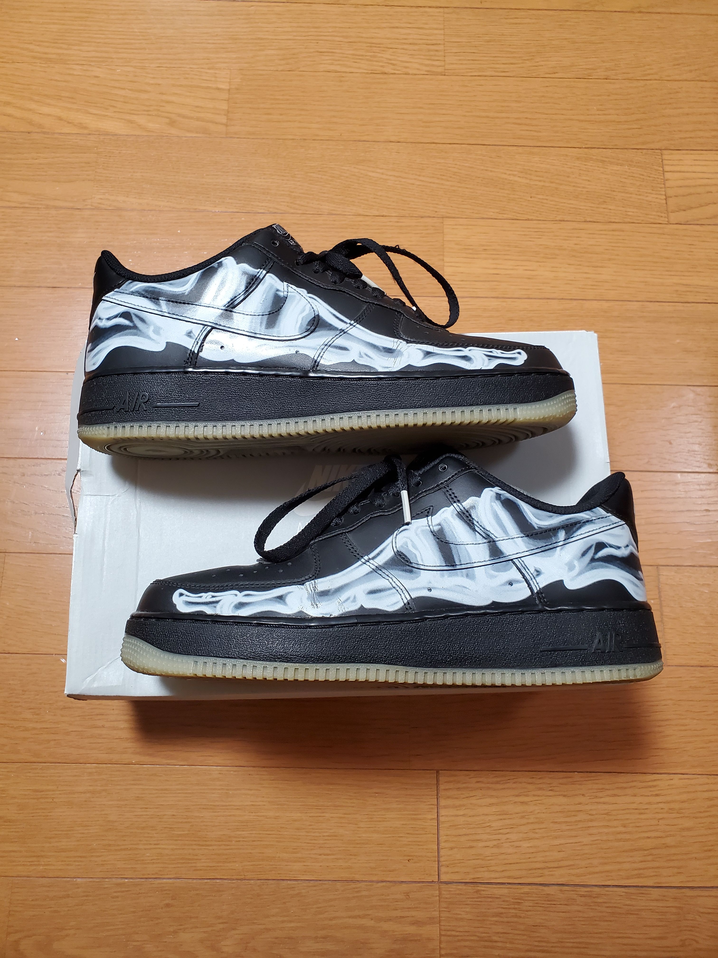 Nike Air Force 1 Low "Black Skeleton"