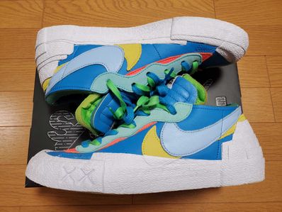 KAWS × sacai × Nike Blazer Low "Neptune Blue"