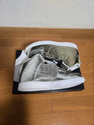 CLOT × Nike Dunk High "Silver/Flux"