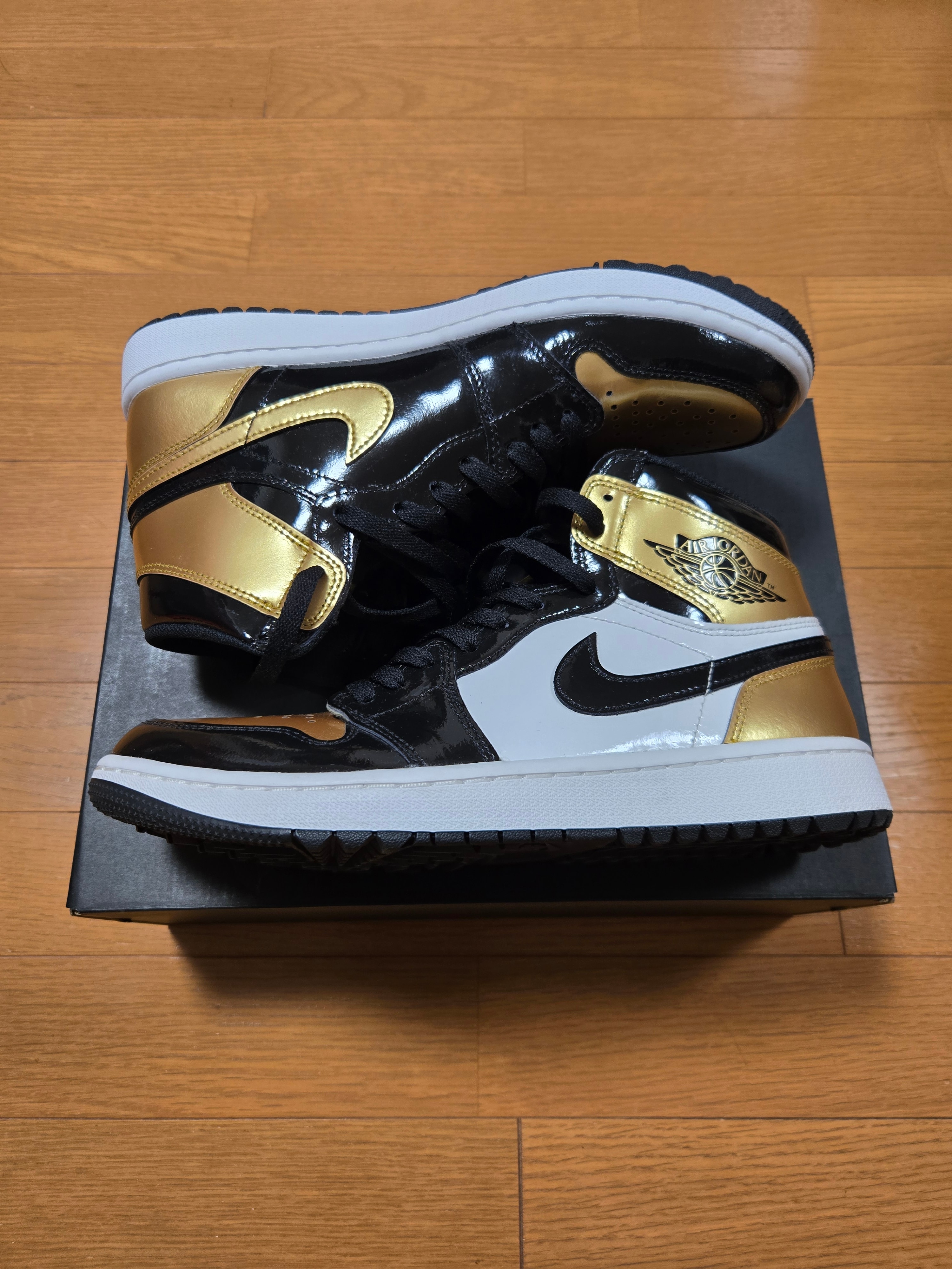 Nike Air Jordan 1 High Golf "Gold Toe"
