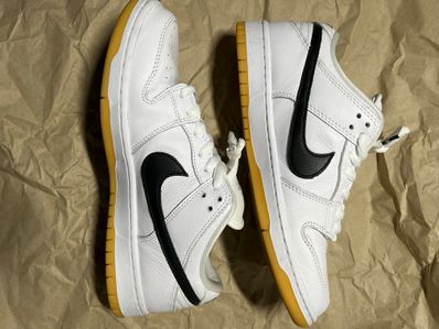 Nike SB Dunk Low Pro "White/Black-White-Gum Light Brown"