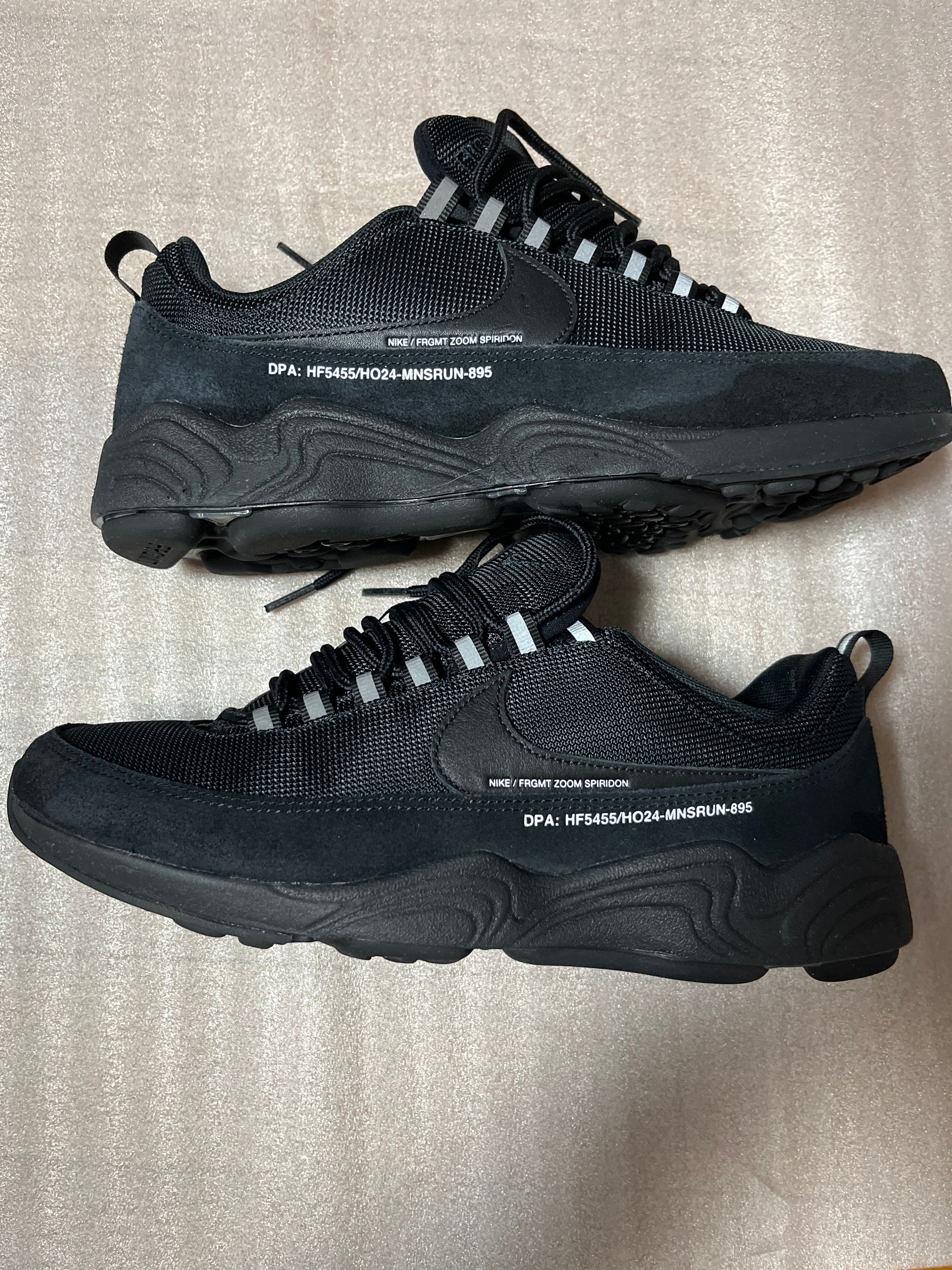 Fragment × Nike Air Zoom Spiridon SP "Black"