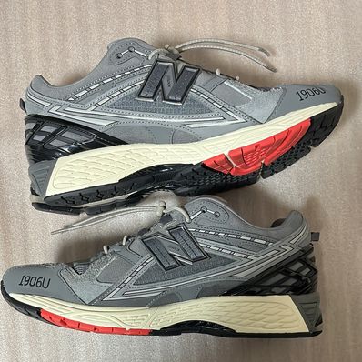 N.HOOLYWOOD TEST Product Exchange Service × INVINCIBLE × New Balance 1906U "Grey/Charcoal/Orange"