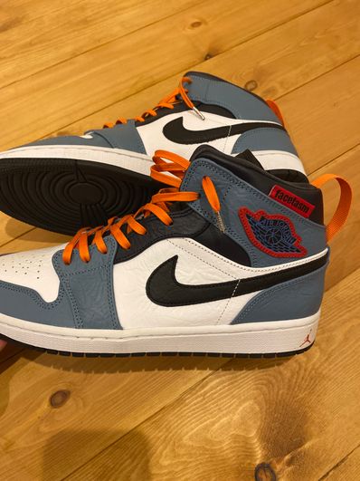 FACETASM × Nike Air Jordan 1 Mid "White/Navy"