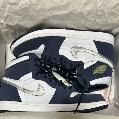 Nike Air Jordan 1 High OG CO.JP "White/Midnight Navy" (2020) (Standard Box)