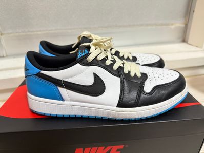 Nike Air Jordan 1 Low OG "Black and Dark Powder Blue/UNC"