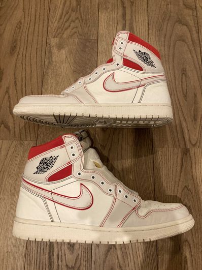 Nike Air Jordan 1 Retro High OG "Sail/University Red"
