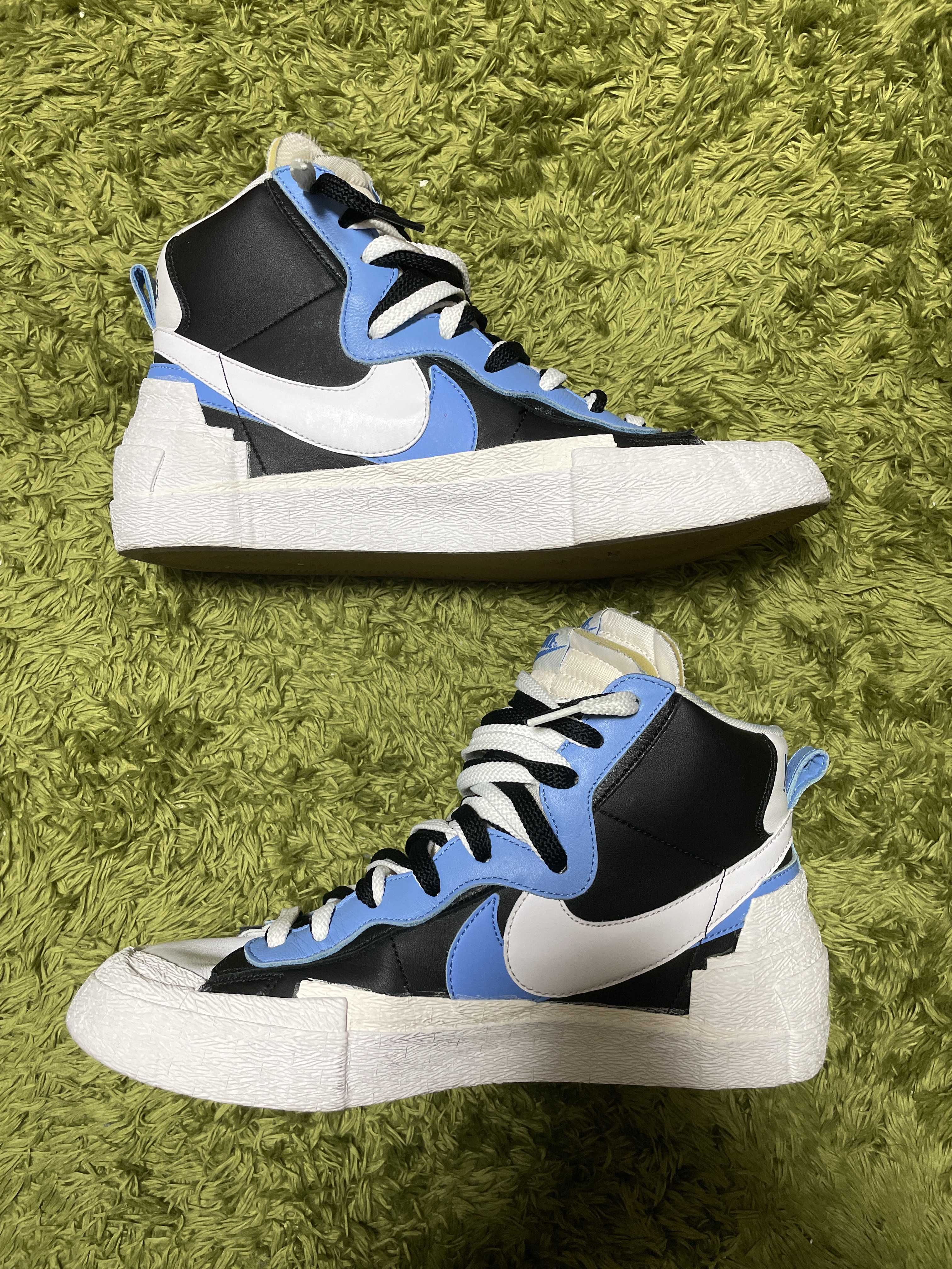 sacai × NIKE BLAZER MID "BLACK / BLUE"