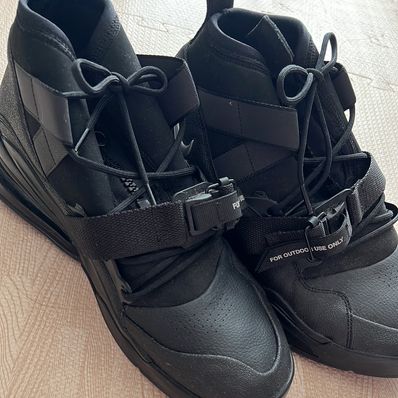 NIKE AIR FORCE 270 UTILITY BLACK METALLIC SILVER