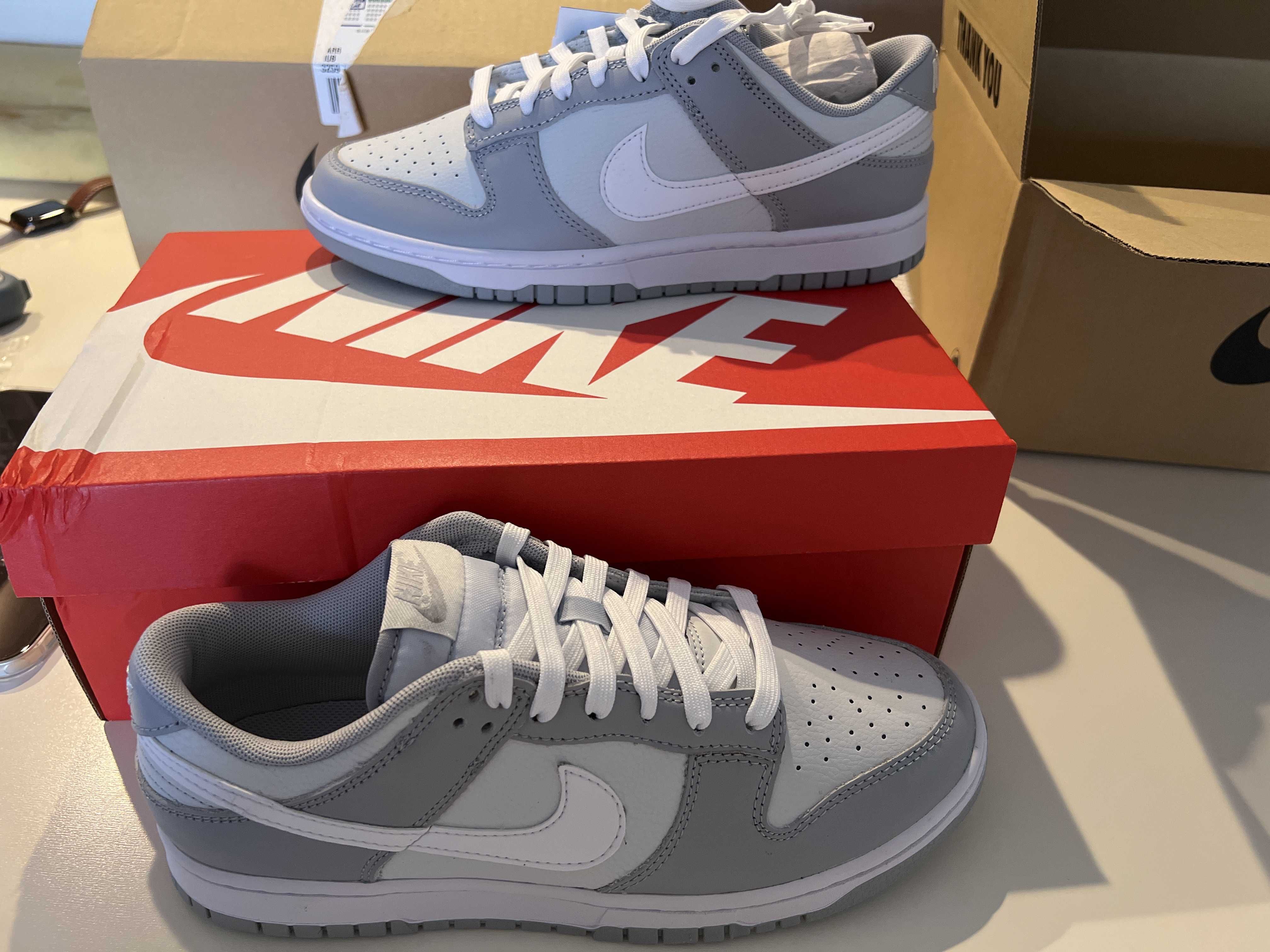 Nike Dunk Low "Pure Platinum/White/Wolf Gray"