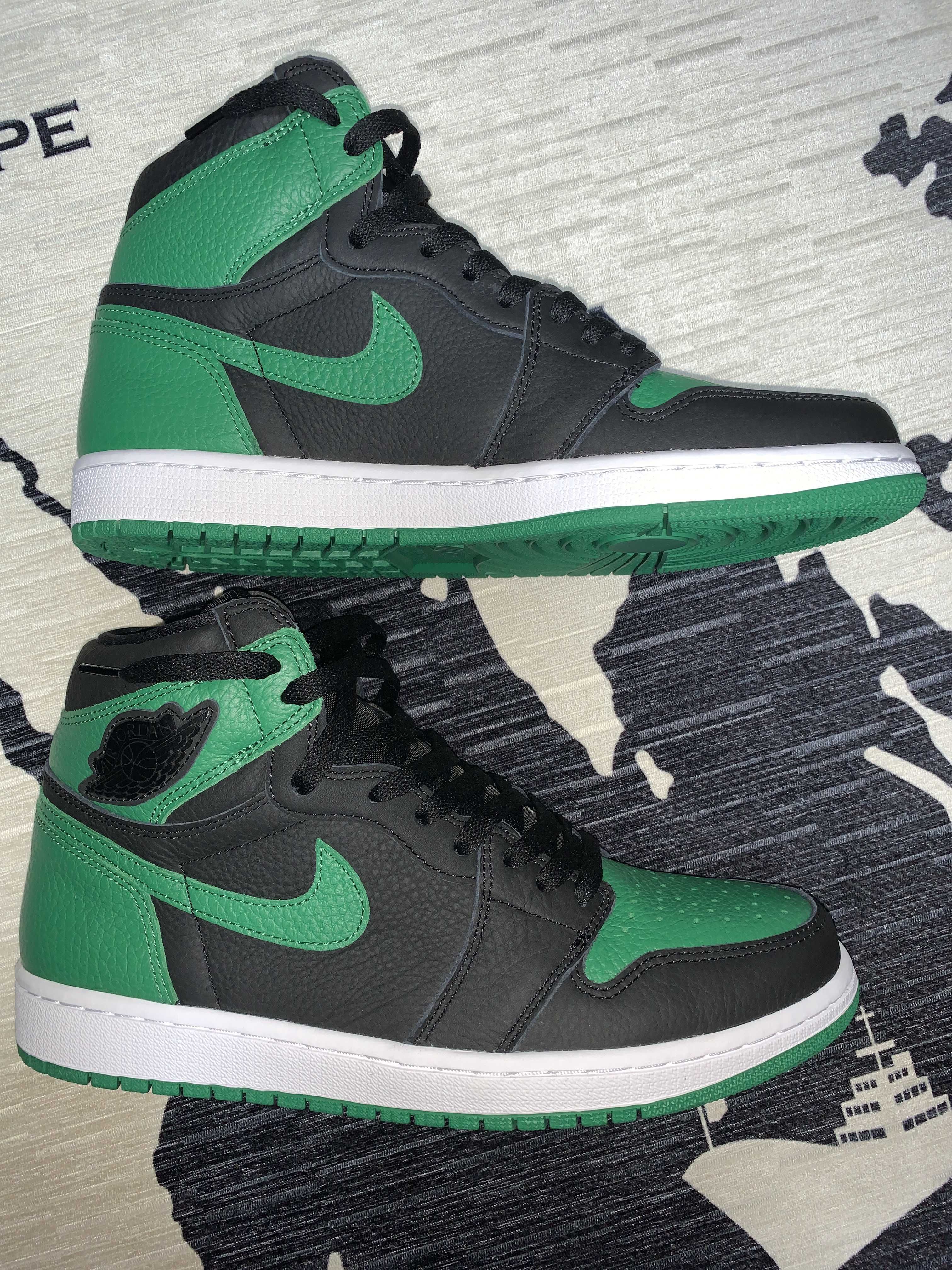 Nike Air Jordan 1 Retro High OG "Black/Pine Green" (2020)      