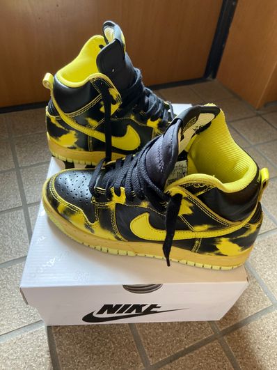 Nike Dunk High 1985 SP "Yellow Acid Wash"