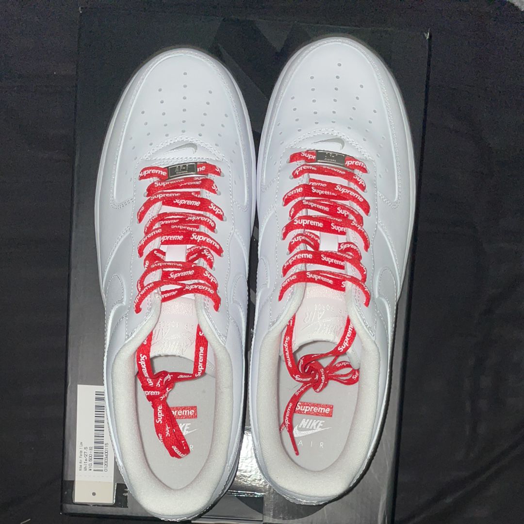 Supreme × Nike Air Force 1 Low "White"