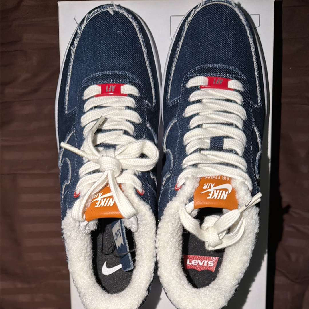 LEVI'S × Nike Air Force 1 Low "White/Denim" (Nike By You)