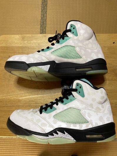 Nike Air Jordan 5 "White/Black/Island Green"