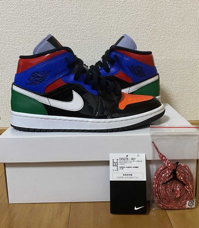NIKE Women's AIR JORDAN 1 MID "PATENT BLEND"