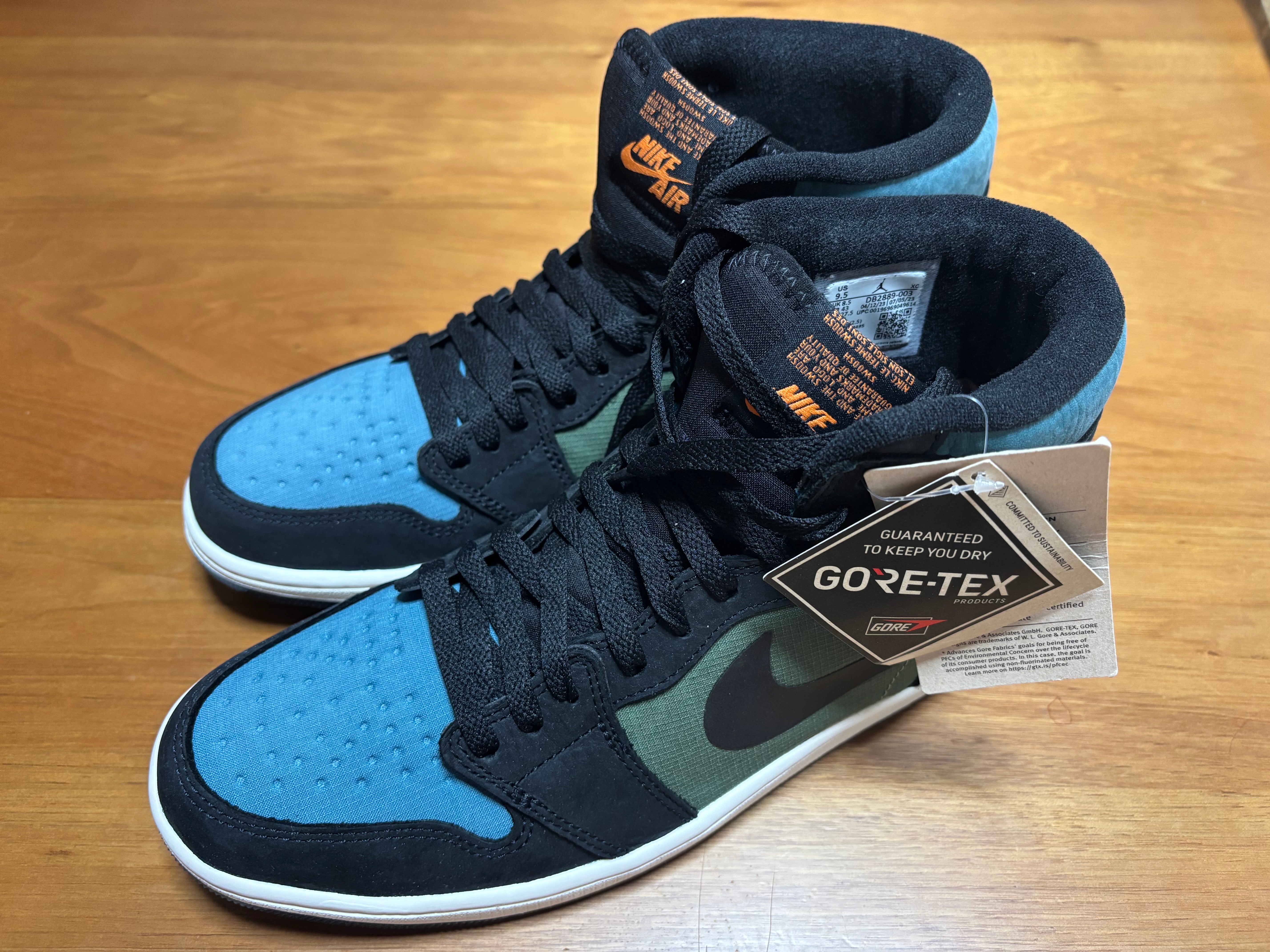 Nike Air Jordan 1 Element GORE-TEX "Noise Aqua and Light Olive"