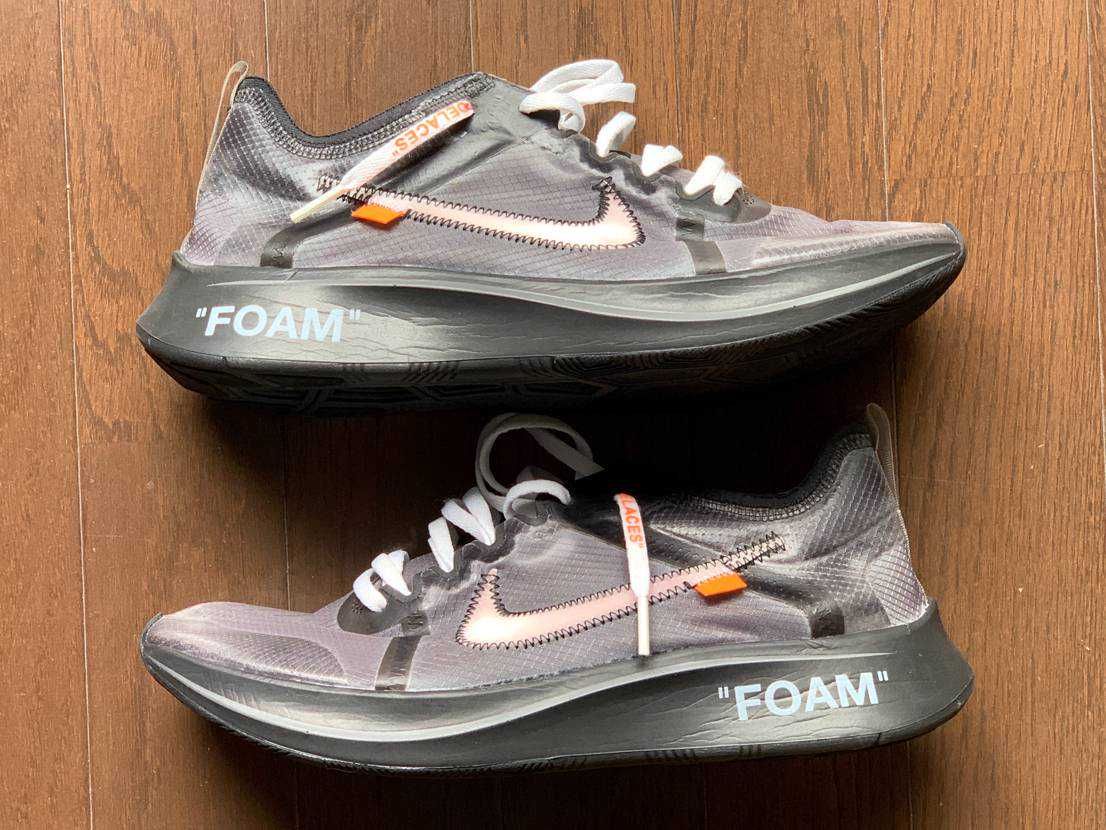 Off-White × Nike Zoom Fly "Black"