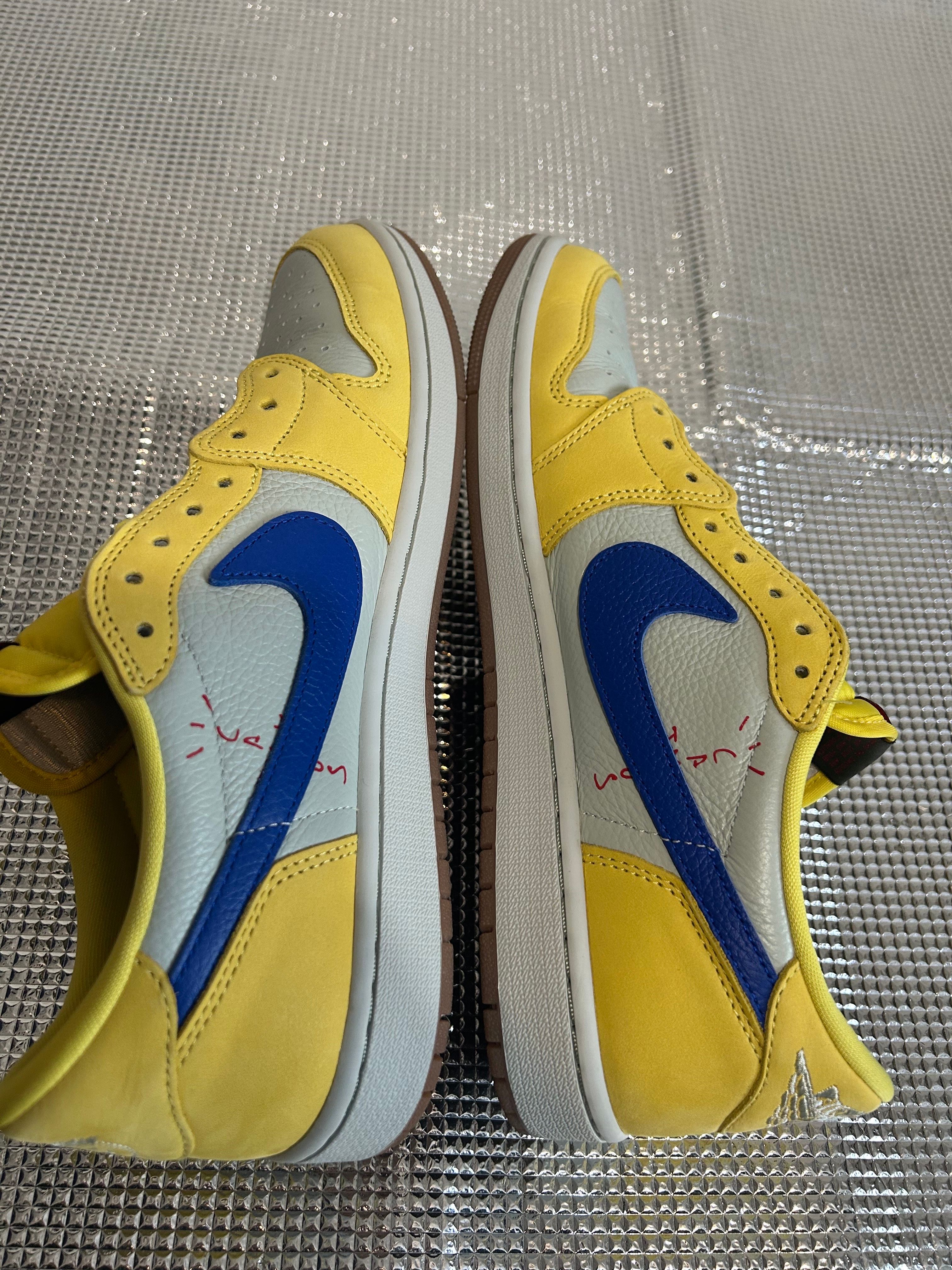 Travis Scott × Nike Women's Air Jordan 1 Retro Low OG "Canary"