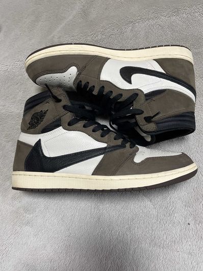 Travis Scott × Nike Air Jordan 1 Retro High OG TS SP "Sail/Dark Mocha"