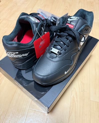 Supreme × Nike Air Max 1 '87 SP "Black" (25SS Week4)