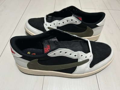 Travis Scott × Nike Women's Air Jordan 1 Low OG "Medium Olive"